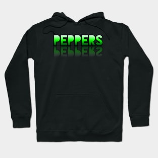 Peppers - Healthy Lifestyle - Foodie Food Lover - Graphic Typography Hoodie